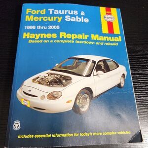 Haynes Ford Taurus‎ Mercury Sable 96-05 Repair Manual DIY Vehicle Maintenance
